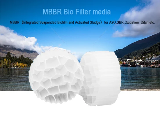 PE06 Bio filtre Aquarium médias Filtration Bio médias Mbbr pour le traitement de l'eau