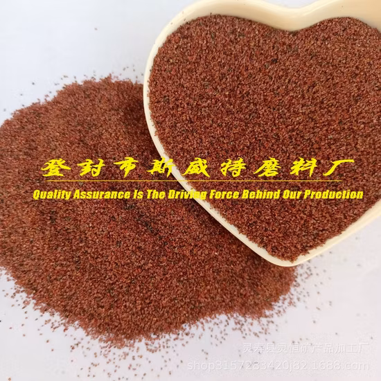 20/40 30/60 grain de sablage grenat rose maille